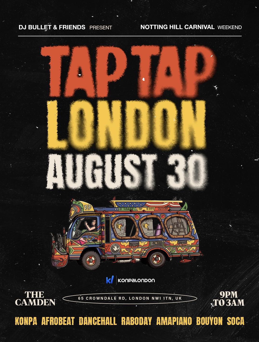 Tap Tap London Aug 30